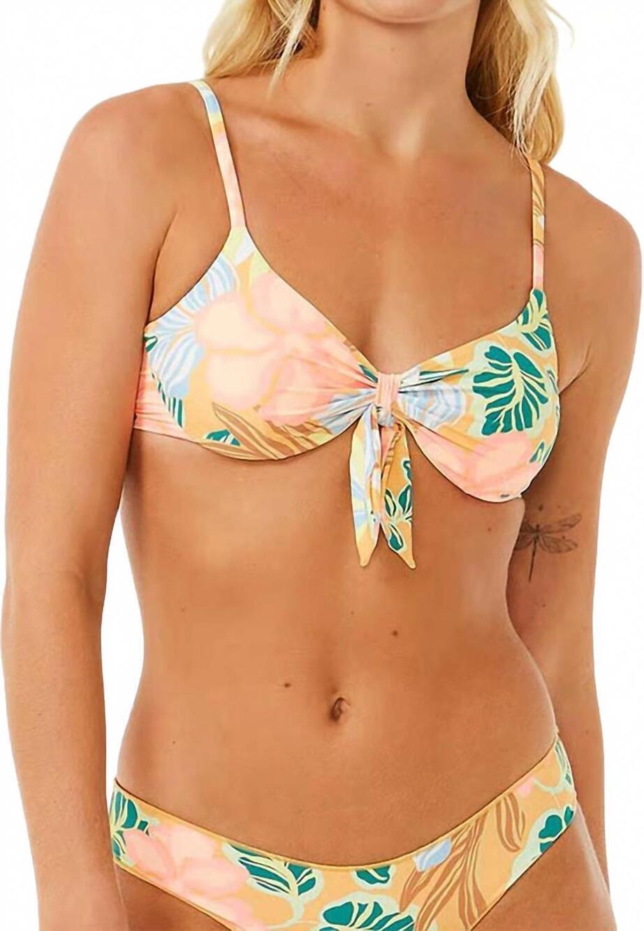 NEW RIP CURL follow the sun bralette in orange